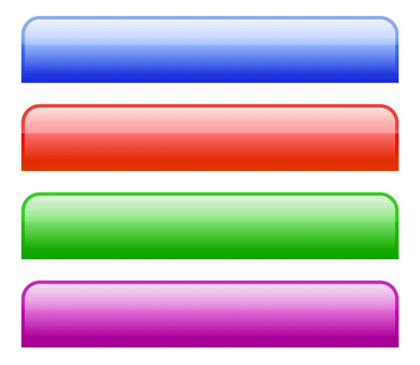 Set Colorful Banners White — Stock Photo, Image
