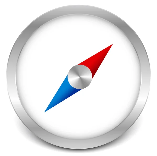Simple compass icon — Stock Photo, Image