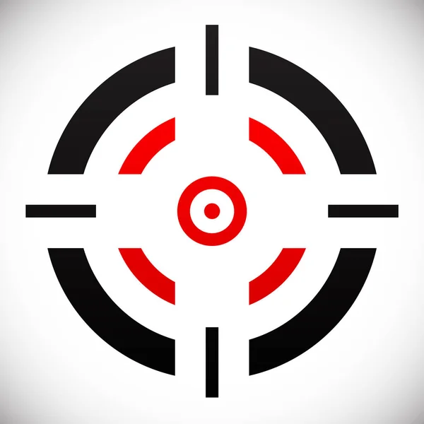 Crosshair, reticle vector graphics. Eps 10 vector — Stock Photo, Image