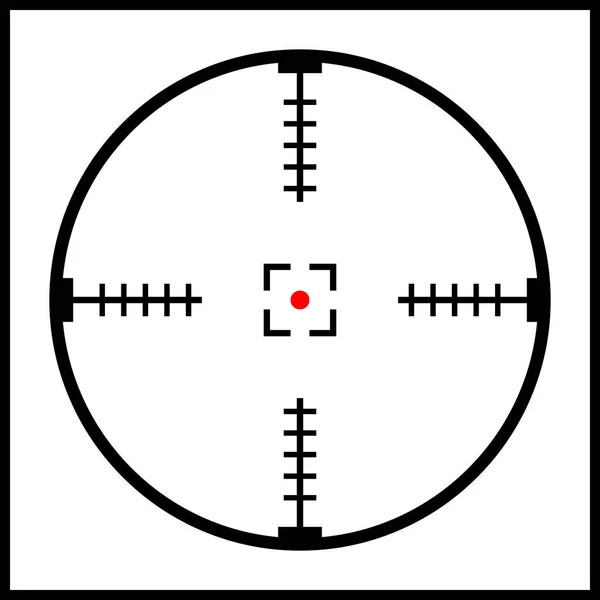 Crosshair Retícula Verde — Foto de Stock