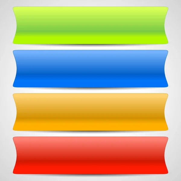 Blank horisontell knapp eller banner bakgrunder, former med Disto — Stockfoto
