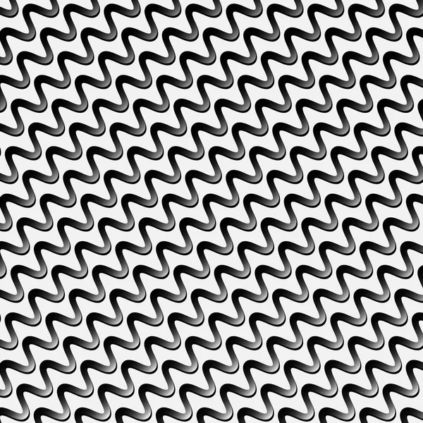 黑白相间的条纹与曲折曲折效应 — 图库照片