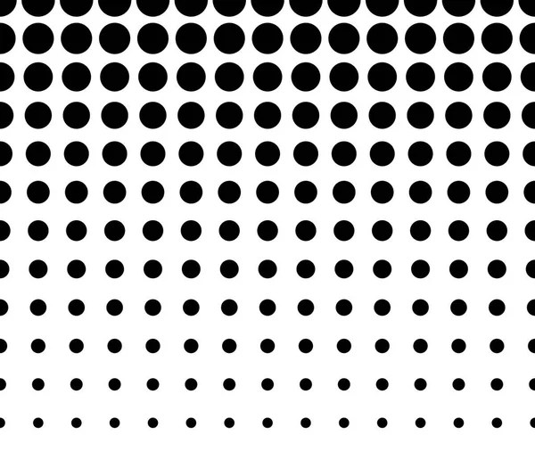 Horizontal nahtloses schwarz-weiß gestricheltes Muster — Stockfoto