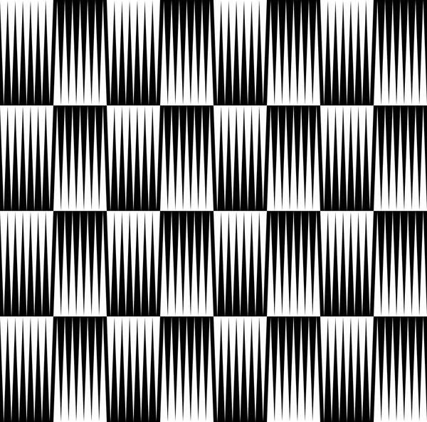 Zwart-wit patroon van edgy, spitse vormen. Herhaalbare rug — Stockfoto