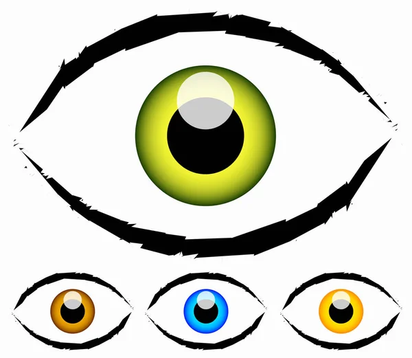 Gráfico ocular. Visão, visão, visão, observação. Vetor . — Fotografia de Stock