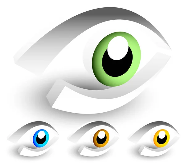 Gráfico ocular. Visão, visão, visão, observação. Vetor . — Fotografia de Stock