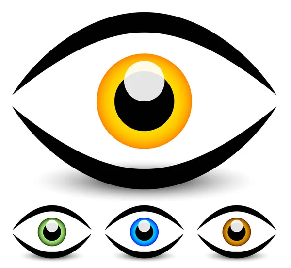 Eye graphic. Vision, seeing, sight, observation. Vector. — Stock Photo, Image