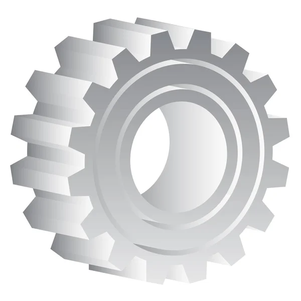 Various gear wheel, rack wheel vector graphics. Mechanics, manuf — Stock Photo, Image