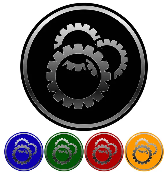 Classic looking gear composition, gear icon. — Stock Photo, Image