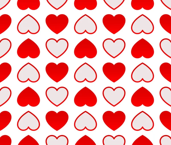 Επαναλαμβανόμενο μοτίβο καρδιάς, φόντο καρδιάς, διανυσματικά γραφικά. — Φωτογραφία Αρχείου