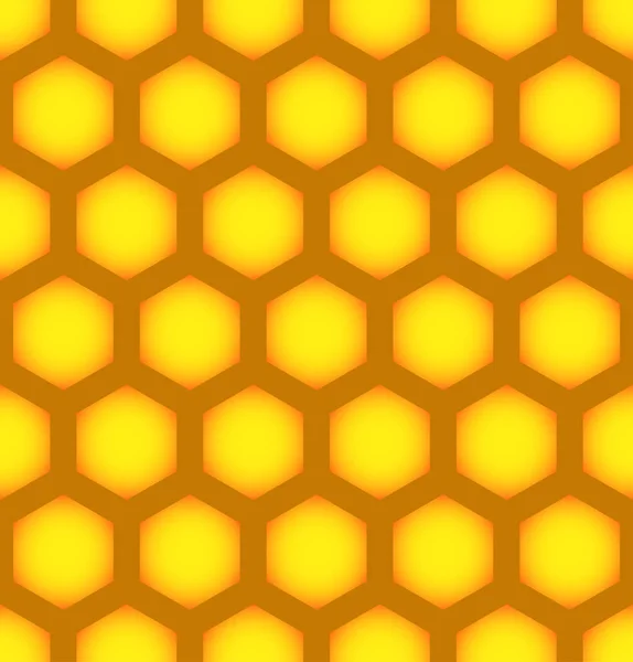 Honeycomb repeterbara mönster, sömlös hexagonal mönster. — Stockfoto