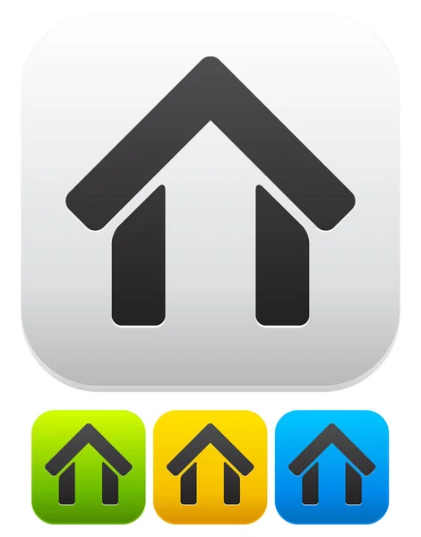 House symbol on modern rectangle backgrounds — Stock Photo, Image