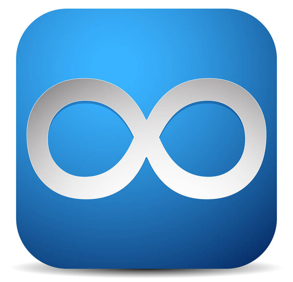 Infinity symbol. Eeverlasting, infinite or cycle, continuity the