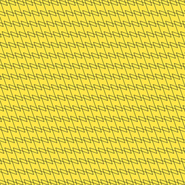 Black / yellow background with interlacing lines, abstract patte — Stock Photo, Image
