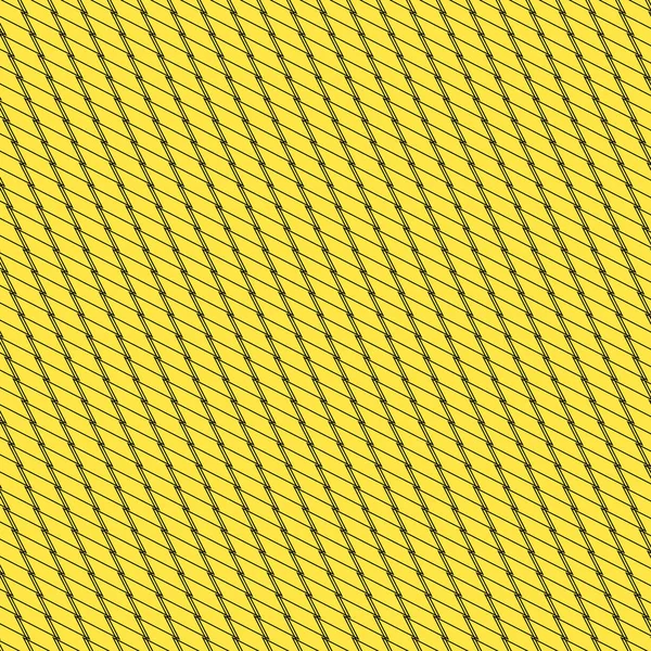 Black / yellow background with interlacing lines, abstract patte — Stock Photo, Image