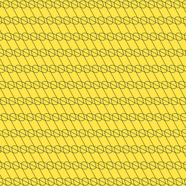 Black / yellow background with interlacing lines, abstract patte — Stock Photo, Image