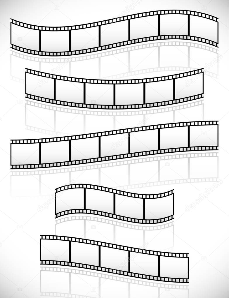 Filmstrips s for photography concept (eps10)