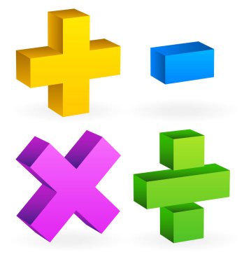 Matematik, Matematik sembolü. Hesaplama, hesap makinesi konsepti. artı,