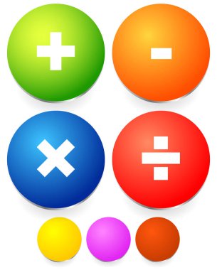 Matematik, Matematik sembolü. Hesaplama, hesap makinesi konsepti. artı,