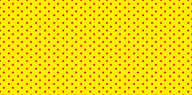 Duotone, kırmızı, sarı pop sanat, polka nokta, noktalı desen.