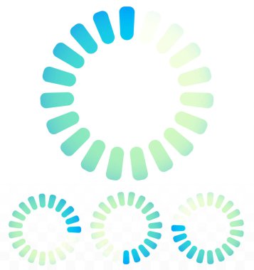 Dairesel Preloader, tampon sembolü veya genel daire amblemi, Circ