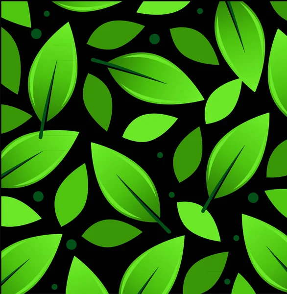 Leaves Pattern Illustration Background — Stock Photo, Image