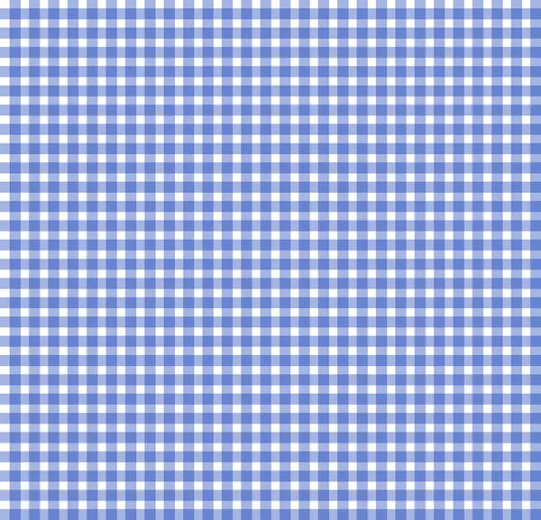 Textura de toalha de mesa chequered azul. Padrão repetitivo e sem costura — Fotografia de Stock