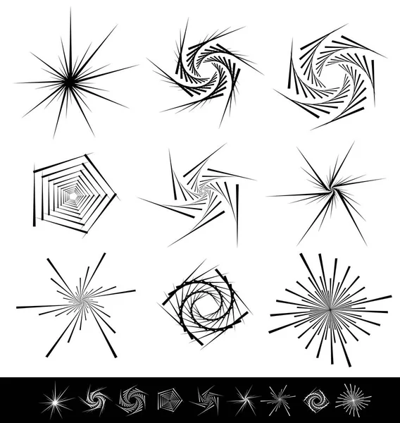 Αφηρημένο σχήμα σετ. διαφορετικά γεωμετρικά μορφές — Φωτογραφία Αρχείου