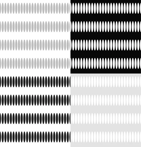 Vector patronen met ovale vormen. naadloos herhaalbare — Stockfoto