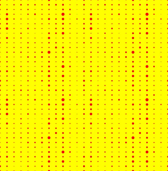 Duótono, rojo, arte pop amarillo, lunares, patrón de puntos . — Foto de Stock