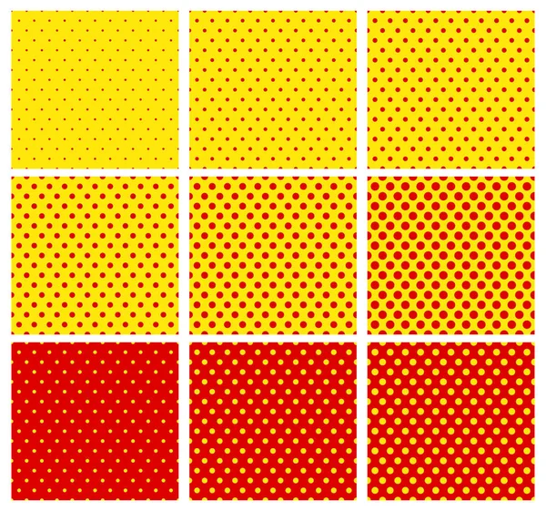Pop art pattern. 9 variation. Can be repeated. — Stock Photo, Image