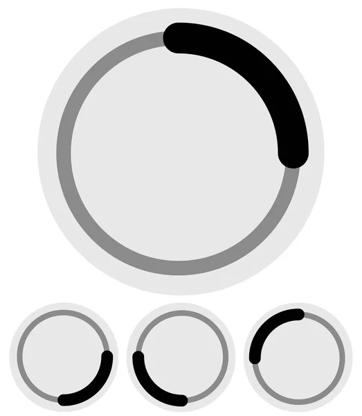 Preloader, Pufferformen, Symbole. editierbare Illustration — Stockfoto