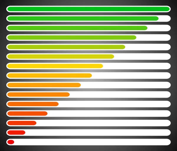 Progress loading bars. — Stock Photo, Image