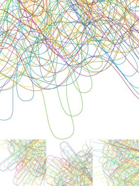 Elemanlar gibi renkli karalama. Soyut