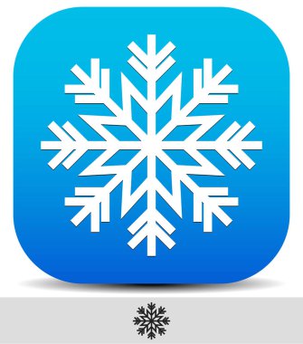 Kar tanesi simgesi ve kar tanesi sembolü