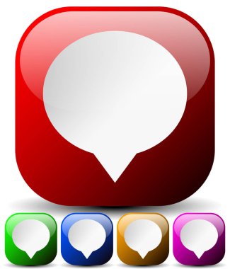 Speech Bubble Icons for Communication, Forum, Message, Chat Conc clipart