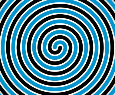 Siyah-mavi çift ton sarmal öğesi, arka plan. Düzenlenebilir