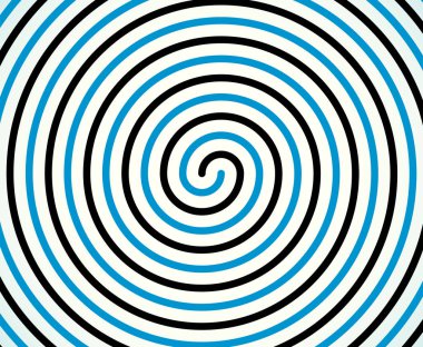 Siyah-mavi çift ton sarmal öğesi, arka plan. Düzenlenebilir