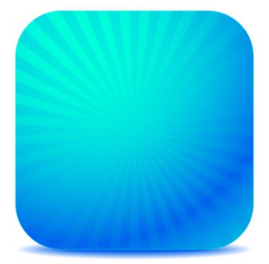 Işınları, radyal gradyan ile kirişler ile renkli grafik. .