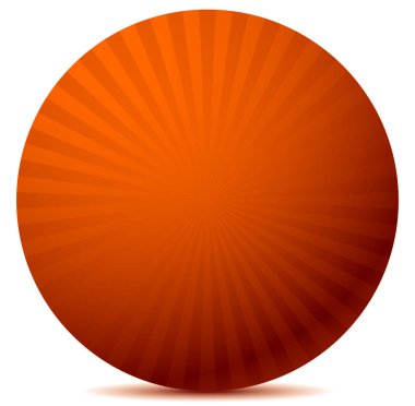 Işınları, radyal gradyan ile kirişler ile renkli grafik. .