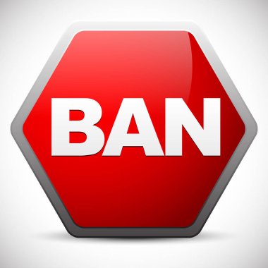 Hiçbir girdi kavramı işaretleri yasaklayan durak,