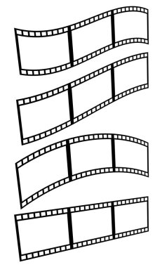 Film karesi, film kareleri ile farklı distorsiyonları (elektrik, wavi