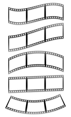 Film karesi, film kareleri ile farklı distorsiyonları (elektrik, wavi