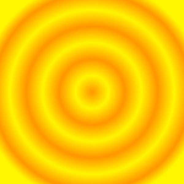 Résumé radial, fond circulaire en orange et jaune — Photo