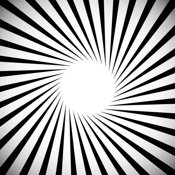 Abstract monochrome background with radiating beams, rays. Grays — Stock Photo, Image