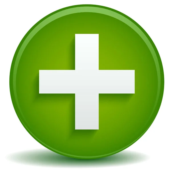 Zielony krzyż koncepcji opieki zdrowotnej, pierwsza pomoc — Zdjęcie stockowe