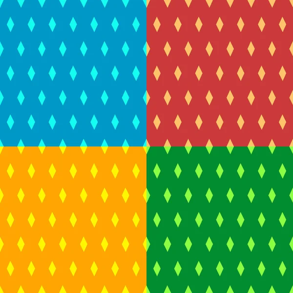 Seamless patterns with rhombus shapes. illustration. — Stock Photo, Image