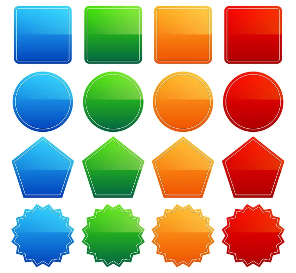Variety of colorful shapes — Stock Photo, Image