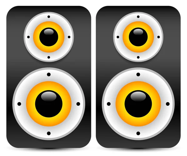 Stylish Speaker Graphics White — Stock Photo, Image