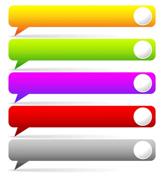 Speech bubble banner background with circles. Blank space for yo — Stock Photo, Image